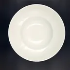 image of RAK Porcelain ASCLXD23 - 9" Round Porcelain Bowl, 10 oz White, Oven Dishwasher Safe - 6/Case