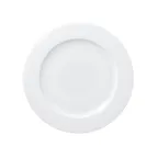 image of RAK Porcelain ASFP27 - 10-5/8" Round Plate, Wide Rim, Edge, Porcelain, Microwave Safe - 12/Case