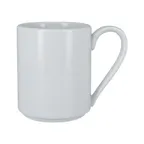 image of RAK Porcelain ASSM36 - 12 oz White China Mug, Stackable, Dishwasher Safe - 12/Case
