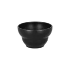 image of RAK Porcelain AUDWB44GB - Wave Round Bowl, 14.4 oz (4" Dia), Black Porcelain, Oven Safe - 6/Case