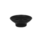 image of RAK Porcelain AURB25GB - 5¼" Black Porcelain Bowl, 9‑1/8 oz, Lead‑Free, Oven Safe - 6/Case