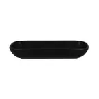 image of RAK Porcelain AURBM22BKM - 11 oz Black Porcelain Bowl 8"5/8" x 4"3/8", Lead‑Free Oven‑Safe - 12/Case