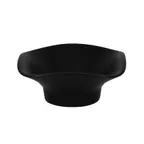 image of RAK Porcelain AUSB20BKM - 5" Square Black Porcelain Bowl, 6.75 oz, Oven‑Safe, Lead‑Free - 12/Case