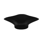 image of RAK Porcelain AUSTB17BKM - 5.75 oz Porcelain Bowl, 5" Black, Lead‑Free, Oven‑Microwave Safe - 12/Case