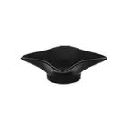 image of RAK Porcelain AUSTB17GB - 5" Star Bowl, 5.75 oz, Black Porcelain, Oven Safe - 12/Case