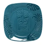 image of RAK Porcelain AZSKSF24TK Turquoise Plate 9.45" x 9.45", Flat Edge, Dishwasher Safe - 12/Case