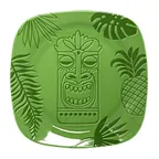 image of RAK Porcelain AZSKSF27GR Aztek Square Plate, 10.65" x 10.65" Porcelain, Green, Flat Edge - 12/Case
