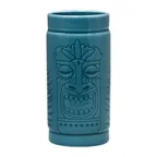 image of RAK Porcelain AZTKMG40TK Aztek Tiki Mug, 13.55 oz (2.75" Dia), Turquoise, Dishwasher Safe - 6/Case