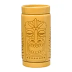 image of RAK Porcelain AZTKMG40YE - Tiki Mug, 13.55 oz, 2.75" Diameter, Porcelain, Stackable, Safe - 6/Case