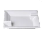 image of RAK Porcelain BACA02 - Cigar Ashtray, 8" x 6-3/4" Porcelain, Chip Resistant - 2/Case