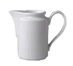 image of RAK Porcelain BACR25D7 - Rondo Creamer Pitcher, 8.45 oz with Handle, Dishwasher Safe - 6/Case