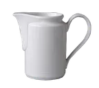 image of RAK Porcelain BACR35D7 - Rondo Creamer Pitcher 11.85 oz Porcelain with Handle Embossed - 6/Case