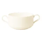 image of RAK Porcelain BACS18 - Cream Soup Cup 6.08 oz, White Porcelain, Stackable, Microwave Safe - 6/Case