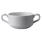 image of RAK Porcelain BACS30D7 - Rondo Cream 10 oz Soup Bowl, 4"1/8 Dia, Porcelain, Dishwasher Safe - 6/Case