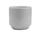 image of RAK Porcelain BACU20M - 7.75 oz Bouillon Cups, Dishwasher & Microwave Safe - 12/Case