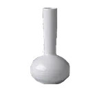 image of RAK Porcelain BAFV01D7 Rondo Vase, 6" Embossed Porcelain, Dishwasher Safe, Chip Resistant - 6/Case