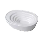 image of RAK Porcelain BAOL01 Dish, Oval 4" Porcelain, Dishwasher/Microwave Safe, Chip Resistant - 12/Case