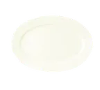 image of RAK Porcelain BAOP38 Oval Platter 15" x 10¼" Porcelain, Dishwasher & Microwave Safe - 6/Case