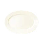 image of RAK Porcelain BAOP45 Platter, Oval 17" x 13", Rim, Porcelain, Dishwasher/Microwave Safe - 4/Case