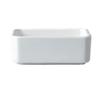 image of RAK Porcelain BASH01D7 Sugar Packet Holder, 6.75 oz, 4" x 3", Dishwasher Safe, Chip Resistant - 6/Case