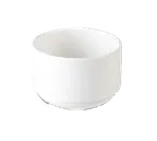image of RAK Porcelain BASH02 - Sugar Packet Holder, 7.8 oz, 3" Round Porcelain, Chip Resistant - 12/Case