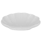 image of RAK Porcelain BASO01 Banquet Shell Dish, 5-7/16" Porcelain Plate, Ivoris Finish, 12/Case