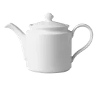image of RAK Porcelain BATP100 Tea Pot with Lid, 33.8 oz, Dishwasher & Microwave Safe - 1/Case