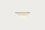image of RAK Porcelain BCBVRFP01 - Bravura Raised Round Plate, 7" Diameter, Bone China, Flat Edge - 4/Case