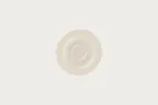 image of RAK Porcelain BCBVSA16 - Bravura Round Saucer, 6.1" Diameter, Bone China, White Finish - 12/Case