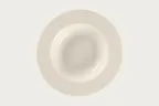 image of RAK Porcelain BCFRDRP28 - Fedra Deep Rim 11" Round Bone China Plate, 11" - 12/Case