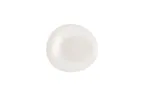 image of RAK Porcelain BCPOPR20 Pose Flat Coupe Plate, 8" x 7.25" Round Bone China with Coupe Rim - 12/Case