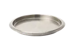image of RAK Porcelain BT-6125VH Bar Tray - Vintage Hammered Round Silver 13" Bar Tray, 12/Case