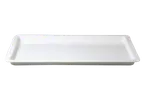 image of RAK Porcelain BUGN1.1F Gastronorm Pan Liner, 20.875" x 12.875", Rectangular Porcelain Pan - 1/Case