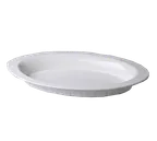 image of RAK Porcelain BUOV24 - Oval Buffet Platter, 20 oz (9½" x 5¾" x 1⅝"), Dishwasher Safe - 6/Case