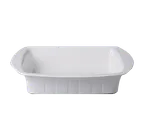 image of RAK Porcelain BURP37 - Buffet Serving Dish, 14" x 11½" x 2¼", Porcelain, Dishwasher Safe - 1/Case