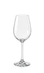 image of RAK Porcelain CALWHT08 - White Wine Glass, 8.5 oz (3" D x 8.3" H), Stemmed, Tempered Glass - 24/Case