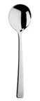image of RAK Porcelain CCASOS - Sola Capri Soup Spoon, 7.1" Length, 18/10 Stainless Steel - 12/Case