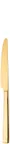 image of RAK Porcelain CDUBUKG Butter Knife, 7.1" PVD Gold Durban Gold, Stainless Steel, 7"-9" Length - 1/Case