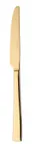 image of RAK Porcelain CDUDIKG Dinner Knife, 9.5" Stainless Steel, PVD Gold Durban Gold Finish - 12/Case