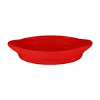 image of RAK Porcelain CFOD44BRBD - Oval Ember Red Baking Dish 14" x 9" Oven Microwave Safe - 3/Case
