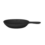 image of RAK Porcelain CFPN16BK - 11 oz Black Porcelain Fry Pan, 6‑2/7" Dia, Microwave Safe - 6/Case