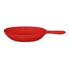 image of RAK Porcelain CFPN16BR - Ember Red 11 Oz Fry Pan 6‑2/7" Dia Oven/Microwave Safe - 6/Case