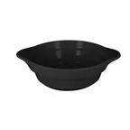 image of RAK Porcelain CFRD16BKBD Cocotte Dish, 6" Dia, 15.4 oz, Black Porcelain, Handles, Oven Safe - 4/Case