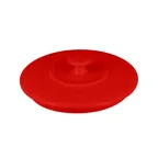 image of RAK Porcelain CFRD16BRLD - Round Casserole Lid, Ember Red Porcelain, Oven/Microwave Safe - 6/Case