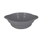image of RAK Porcelain CFRD16GYBD - 6" Gray Porcelain Bowl, 15.4 oz (0.48 qt) Oven/Microwave Safe - 4/Case