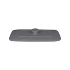 image of RAK Porcelain CFRT20GYLD - Rectangular Tureen Lid, Porcelain, Gray, Oven Microwave Safe, 3/Case