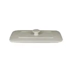 image of RAK Porcelain CFRT20WHLD - Rectangular Tureen Lid, Porcelain, Oven/Microwave/Freezer Safe, 3/Case