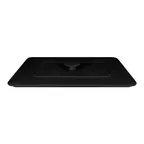 image of RAK Porcelain CFRT39BKLD - Rectangular Tureen Lid, Volcano Black Porcelain, Oven Safe - 3/Case