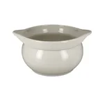 image of RAK Porcelain CFST15WHBD - 39oz (3.9qt) 6" Round Eared Soup Tureen, White Porcelain, Oven Safe - Case