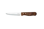 image of RAK Porcelain CHJSTKBRP - Steak Knife, 9.5" 18/10 Stainless Steel, Brown Plastic Handle - 1/Case